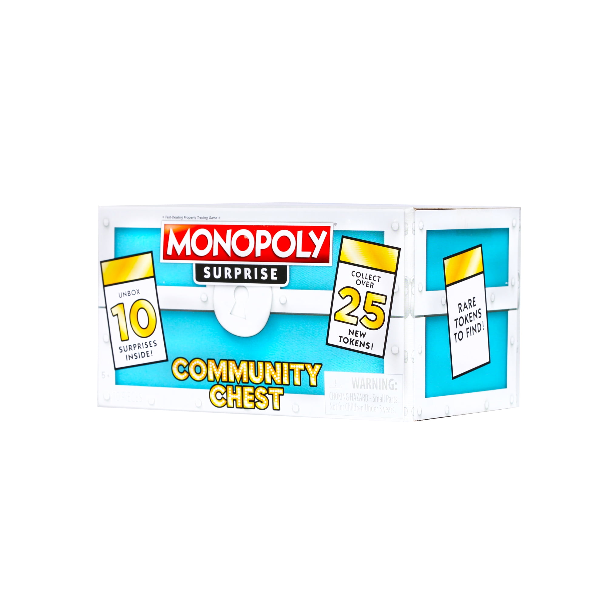 Blue Set Monopoly Surprise Community Chest Tokens Board Game X3 for sale online 