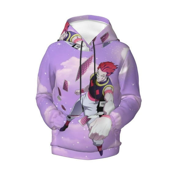 Boys Girls Hunter X Hunte Hisoka Pullover Hoodies 3D Print Novelty Colorful Kids Hoodie Sweatshirts with Pocket
