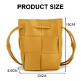 thumbnail image 2 of Bolso tejido para teléfono móvil, bolso diagonal pequeño, bolso para teléfono móvil, bolso de cuero PU mini de moda para mujer, 2 of 5