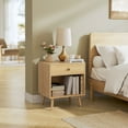 thumbnail image 6 of Nightstand, Small Bedside Table With Drawer, Open Compartment, And Pine Wood Legs, For Living Room Bedroom, 15.7 X 19.7 X 22.8 Inches, 6 of 8