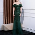 thumbnail image 1 of UPPADA Robes d'Invitée de Mariage pour Femmes à une Épaule Froncées Robe de Soirée Formelle Portefeuille Ourlet à Volants Robe Dos Nu Moulante Robe Maxi Taille Haute Robe de Fête Robe de Bal Robe de Cocktail Aubaines 2024, 1 of 5