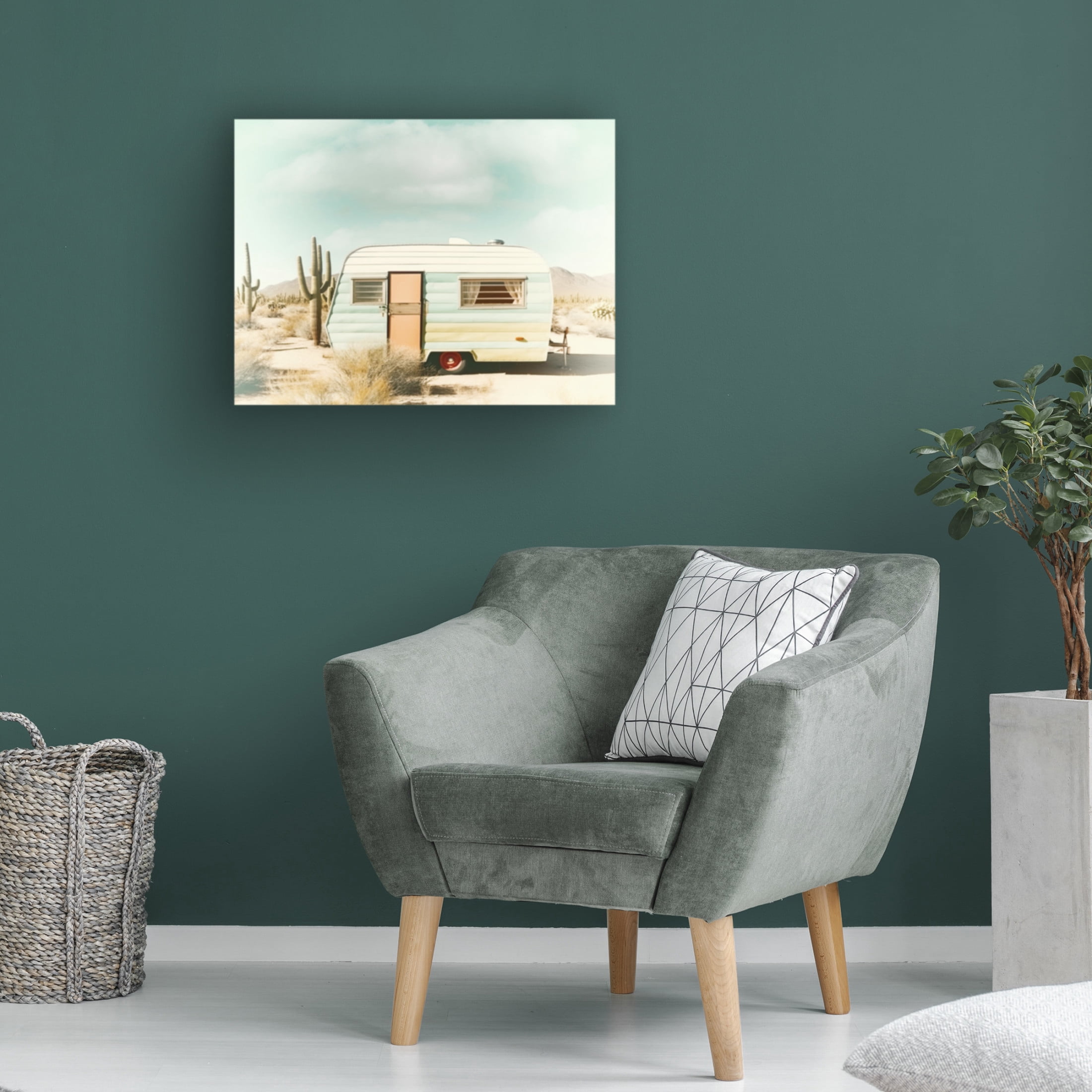 Canvas Wall Art - Decent Exposures 'Desert Trip 1977' Wall Art for Living Room, Bedroom, or Office Décor by Trademark Fine Art - 19 x 14 Inches