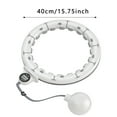 thumbnail image 2 of Intelligent Counting Count Smart Hoop Adjustable Size 25.6 43.3in (65 110 Cm) Can Be By Both Adults and Children. Hoop Weighted Hoop Hoops for Adults Weighted Design Burns Fat, 2 of 3