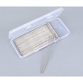 thumbnail image 2 of HLONK 50 Pcs Lacets en Acier Inoxydable pour Dinde - Brochettes Robustes de 6 Pouces avec Boîte de Rangement en Plastique Design Anneau Antidérapant & Pointe Pointue pour Friteuse à Air Chaud Barbecue - Réutilisables pour Dinde, 2 of 6