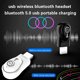 thumbnail image 5 of S650 USB 5.0 Auricular Bluetooth Reducción de ruido Auricular Bluetooth Mini auricular inalámbrico portátil, Blanco Inevent EL4776-02B, 5 of 7