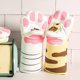 thumbnail image 5 of Manopla de Cocina Resistente al Calor hasta 250 ℃ Pata de Gato Antideslizante Guantes Aislantes Antideslizantes Agarradera y Manopla para Barbacoa Pata de Gato de Dibujos Animados Lindo para Cocinar 2 Piezas Rojo Verde, 5 of 5