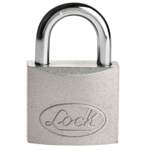 Candado de acero corto llave estándar 38mm en caja Lock Lock L22S38A