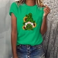 thumbnail image 2 of Blusas sueltas casuales con estampado interesante y cuello redondo para mujer Fridja  bn1597, 2 of 7