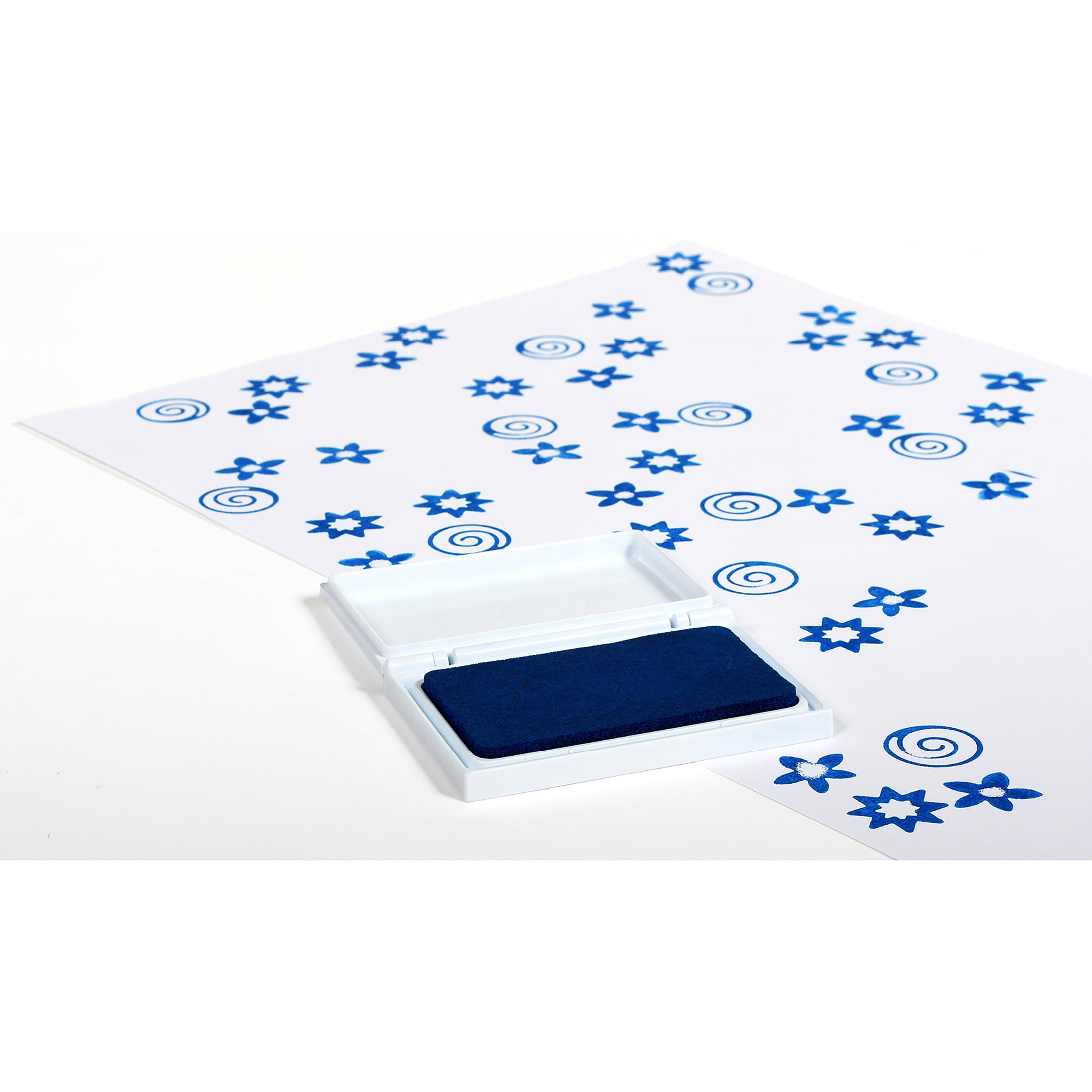 Center Enterprises Ready2Learn Washable Stamp Pad Blueberry Scented Blue Ink Pack of 6 (CE-10080-6)