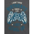 thumbnail image 4 of Old Glory Mens Gamer Birthday Level Up Blue Short Sleeve Graphic T Shirt, 4 of 6