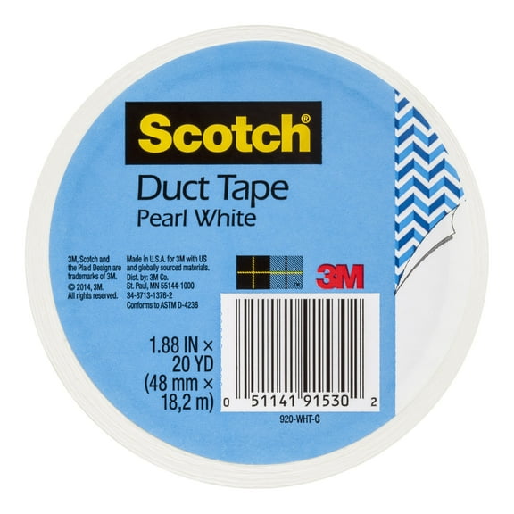 3M Scotch Duct Tape for Artists, White, 1.88 in x 20 yds.