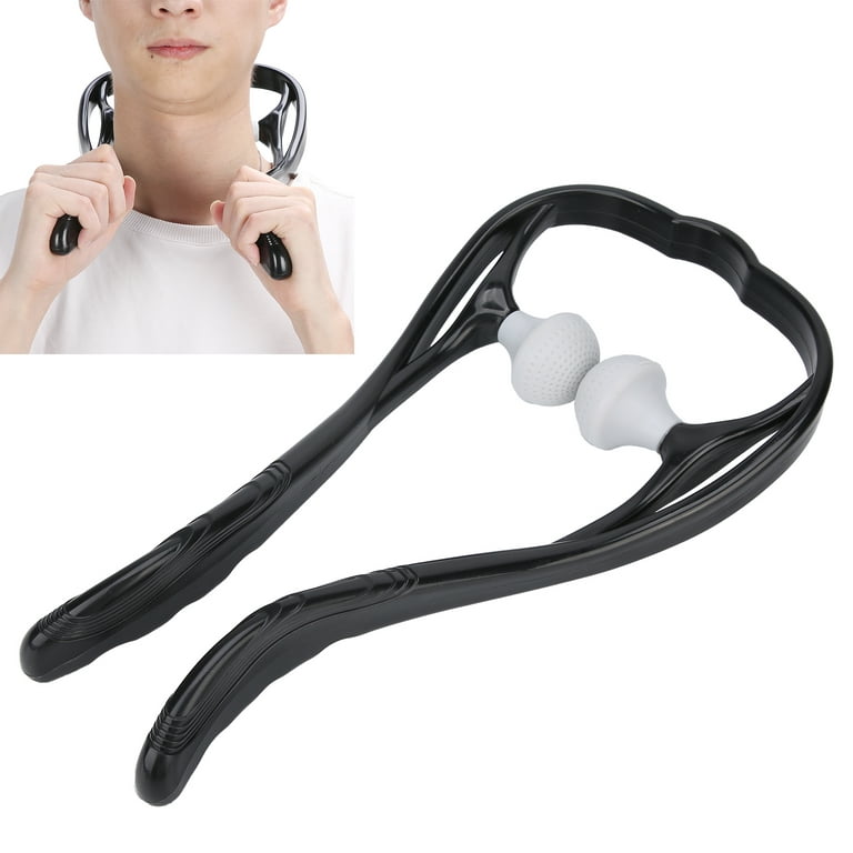 Trigger Point Neck Massager, Hand Roller Neck Massage Comfortable To Hold  Safe To Use Easy To Store For Home Black 