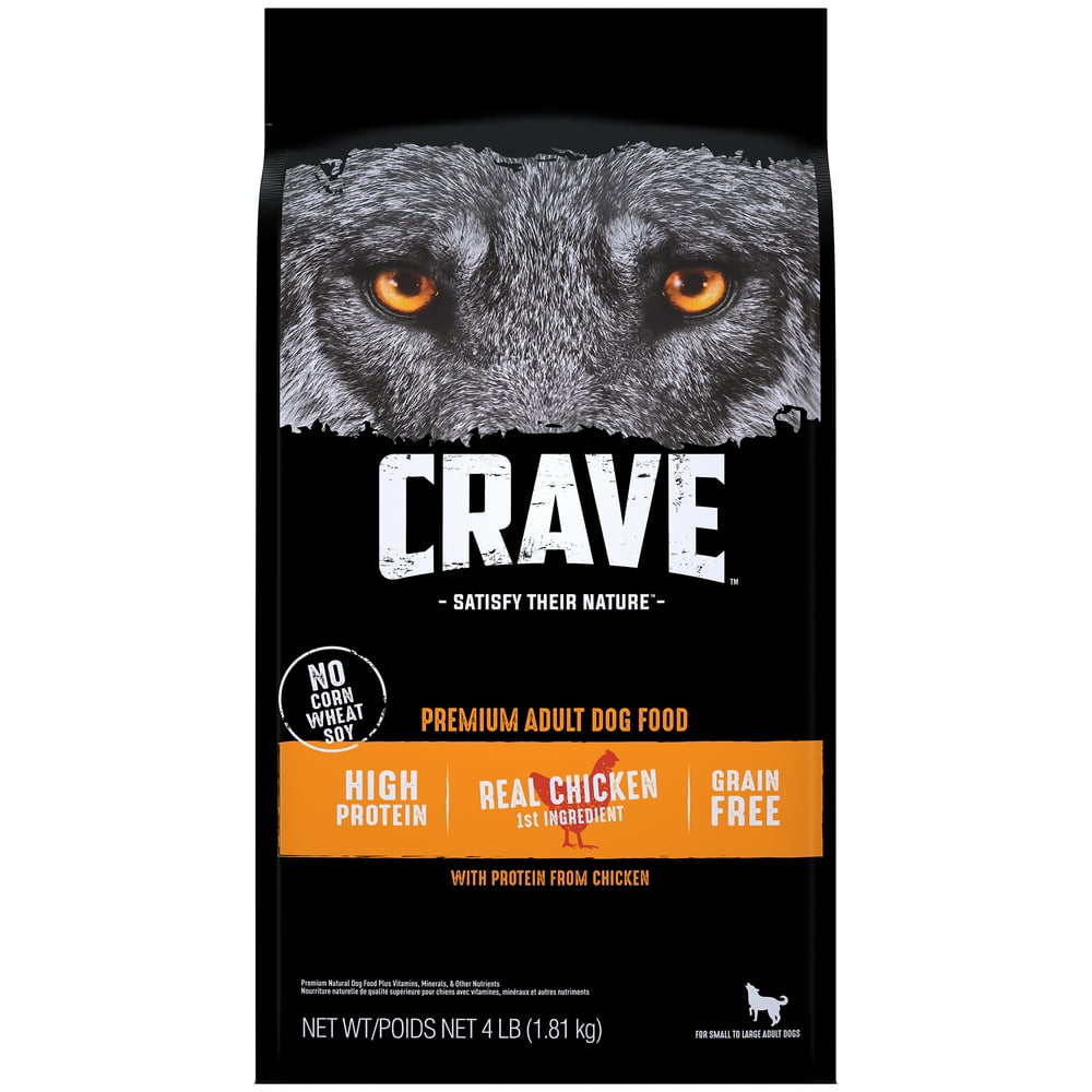 CRAVE High Protein Adult Grain Free Natural Dry Dog Food With Protein
