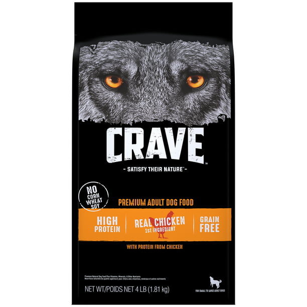 CRAVE High Protein Adult Grain Free Natural Dry Dog Food With Protein ...