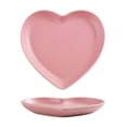 thumbnail image 1 of FUYU 2pcs Colorful Matte Heart Shaped Ceramic Dinner Plate for Salad Dessert and Steak, 1 of 1
