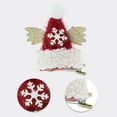thumbnail image 3 of Unique Bargains 1 Pc Christmas Hair Clips Snowflake Wings Hairdo Clip for Christmas 3.54"x2.36" Red White, 3 of 6