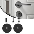 thumbnail image 6 of CoudarTitie Door Hole Cover Plate 6.7cm Deadbolt Cover Plate for Commercial Dorm Bedroom black, 6 of 9