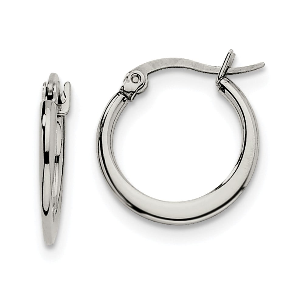 Chisel Stainless Steel Round Hoop Earrings MSRP $34