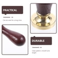 thumbnail image 3 of Shisuyan Wax Stamp Wooden Copper 1Pcs 3.3x1.0in, 3 of 8