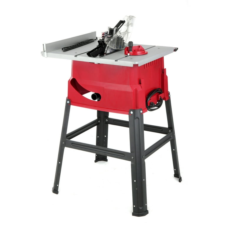 Hyper Tough Corded 15 Amp10 inch Table Saw Stand with 24T Blade Walmart