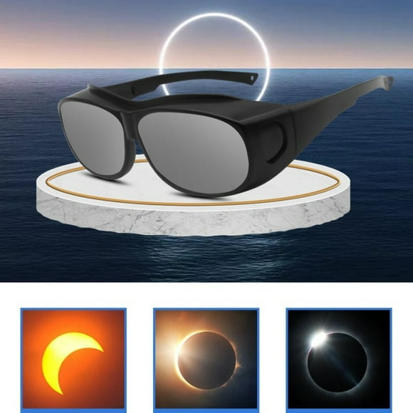 Hearth & Gear Solar Goggles Solar Observation Glasses Lens Total Solar Sunglasses Astronomical Observation Glasses Field Goggles over Glasses Goggles over Glasses Snowmobile Heated Goggles Smart