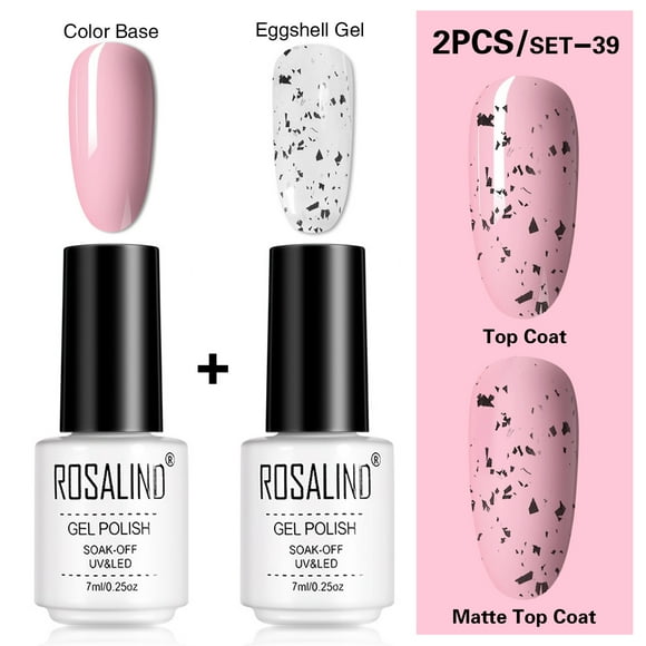 Pisexur Gel Nail Polish, Gel Polish Set with Base Coat and Glossy & Matte Gel Top Coat Gel Nail Polish Kit White Nude Blue Red Gel Nail Art Gifts