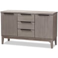 thumbnail image 1 of Baxton Studio Nash Buffet en Platinum Gris, 1 of 10