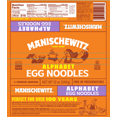 thumbnail image 2 of Manischewitz Egg Noodles Alphabet, 2 of 2