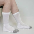 thumbnail image 7 of AMITOFO Diabetic Socks for Men Women, Extra Wide Diabetic Ankle Socks Cotton Non Binding Loose Top Neuropathy Socks, 4 Pairs, 7 of 7