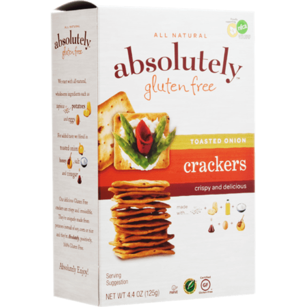 Absolutely Gluten Free Toasted Onion Crackers 4 4 Oz Pack Of 4 Walmart Com Walmart Com