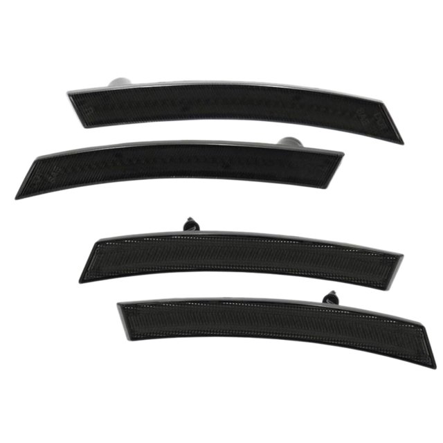 4 piezas de luz LED ámbar rojo marcador lateral para Mini Cooper R55 R56 R57 Afortunado Sencillez