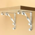 thumbnail image 6 of Yuangui 2pcs Metal Shelf Brackets Heavy Duty Floating Shelf Supports Industrial Bracket, 6 of 10