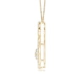 thumbnail image 2 of ANGARA Natural Cluster Diamond Infinity Heart Pendant in 14K Yellow Gold for Women (Size-1.35mm| Color-G| Clarity-VS2) | Anniversary, Jewelry Gift for Women | Natural Diamond Necklace, 2 of 7