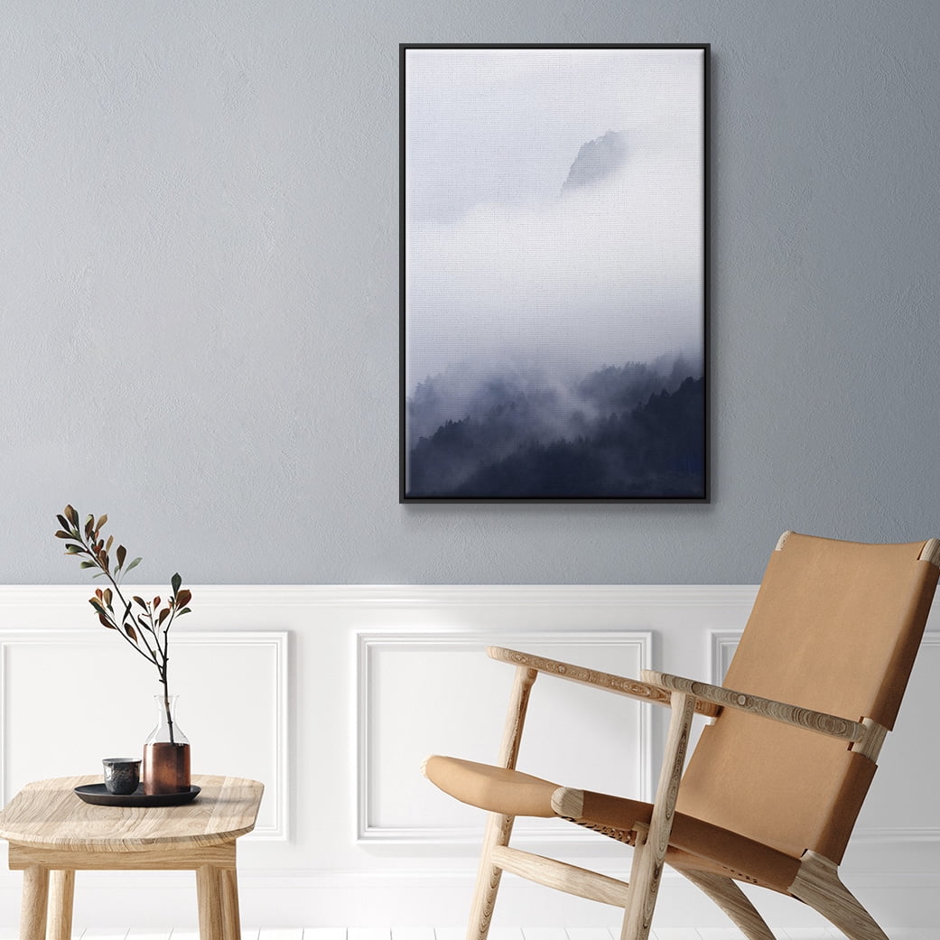 Above the Clouds Framed Premium Gallery Wrapped Canvas - Ready to Hang