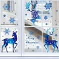 thumbnail image 2 of Snowflake Christmas Window Sticker Removable PVC Glass Decor Static Cling 10x12 Inch, 2 of 4