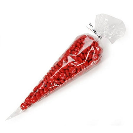 Safari Treat Bags - Treat Bag Clear Cone 12In 20Pc