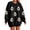 Black, variant on Women Sequin Halloween Sweatshirts Long Sleeve Sparkle Glitter Pumpkin Ghost Halloween Ugly Pullover (Black, XL)