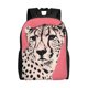 thumbnail image 1 of Balery Pink Cheetah Art Mochila - Mochila Estilosa y Duradera para Laptop de 15 Pulgadas con Tela Oxford Impermeable, 1 of 8