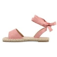 thumbnail image 3 of Journee Womens Emelie Espadrille Flat Sandals, Widths Available, 3 of 10