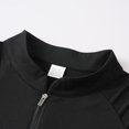 thumbnail image 5 of TOMVIGX Mens Quarter Zip Pullover Ruched Mock Neck Shirt Slim Fit Long Sleeve Tops Pleated Casual Sportswear Daily Wear Outfits L, 5 of 6
