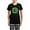 With Checker Pant, variant on CafePress - Happy St Patricks Day Bull M Women's Dark Pajamas - Women's Short Sleeve Print T-Shirt and Pants Dark Cotton Pajama Set