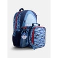 thumbnail image 2 of Wonder Nation Boy's 17" Shark Bite Backpack & Lunch Set, Blue, 2 of 5
