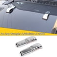 thumbnail image 1 of CheroCar Engine Hood Hinge Trim Cover Exterior Accessories for 2018-2021 Jeep Wrangler JL, 1 of 7