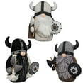thumbnail image 1 of Gnomo Sin Rostro Muñeco De Peluche Enano Vikingo Gladiador Estatuilla Gnomo Sin Rostro Muñeco De Peluche Caballero Enano Vikingo Gladiador Estatuilla Adornos De Mesa Decoración ANGGREK  No, 1 of 7