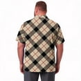 thumbnail image 5 of Trgacdwlo XL-8XL Big and Tall Mens Golf Shirts Plaid Quick Dry Mens Shirts Short Sleeve Sun Protection Fishing Polo T Shirts for Men, 5 of 7