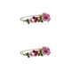 thumbnail image 2 of Minnieouse Broche de flor de cristal, alfiler de pecho, joyería de cumpleaños, regalo de novia, rojo Rojo 2piezas Minnieouse CBP268788, 2 of 6