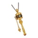 thumbnail image 1 of Colgante de rueda de oración Yuyangstore Verdad de seis accesorio OM Mani Padme Hum budista Dorado, 1 of 8