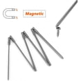 thumbnail image 4 of HUGFEGWE 6 Pcs Magnetic Cross Head Screwdriver Bits Set, 1/4 Inch Hex Shank Long Phillips Head Screw Driver Bit Tool Accessory, 150mm length CJB91-14000, 4 of 9