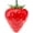 Red, variant on 13inch Plastic Fake Oversize Pink Strawberry Artificial Fruit Decoration Realistic Prop for Home Kitchen Cabinet Party Ornament Basket Display