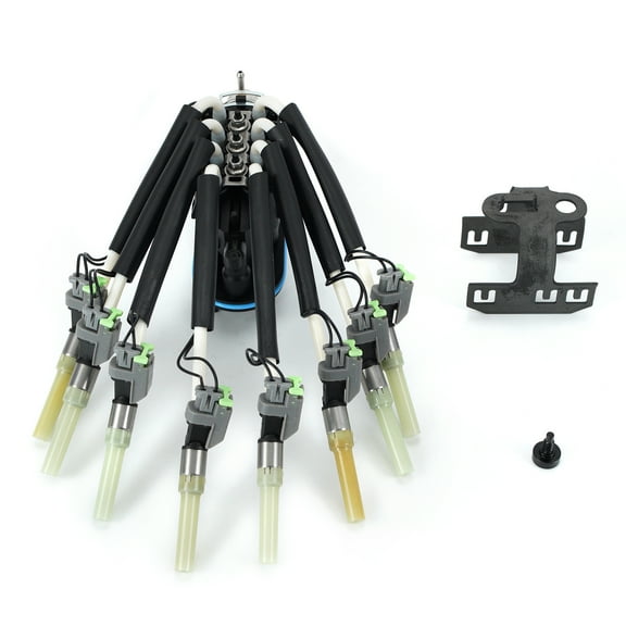 MOCA AUTOPARTS Fuel Spider Injector Set for 1999-2000 Cadillac Escalade V8 5.7L & 1996-2000 Chevrolet C3500 V8 5.7L & 1996-2002 Isuzu NPR V8 5.7L & 1996-2002 GMC Savana 1500 2500 3500